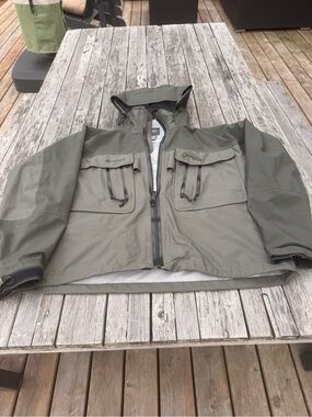 Simms Gortex Guide Jacket - Olive Green XL